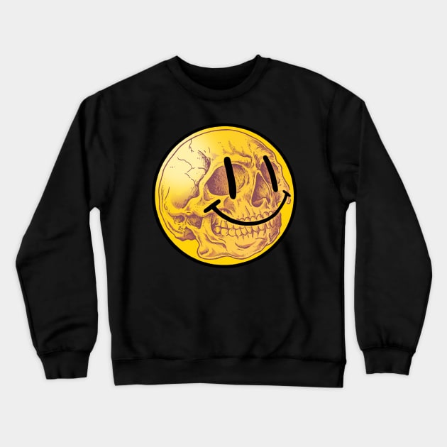 Xray smiley Crewneck Sweatshirt by Lei Melendres